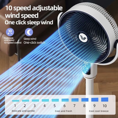 Silent standing fan for - standing,