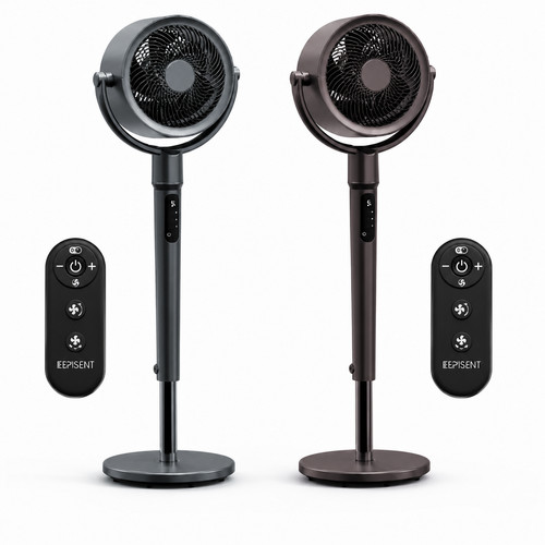 Quiet pedestal fan - quiet, remote