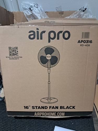 Air pro pedestal fan - 16",