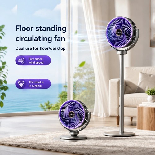 Silent standing fan for - silent,