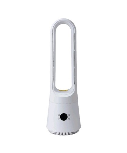 Bladeless tower fan - silver, 8