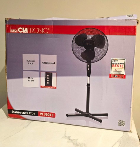Clatronic 3603 40cm black - vl, s