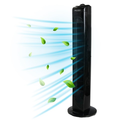 Black tower fan - tower, fan,