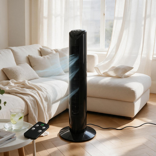 Oscillating tower fan air - 32'',
