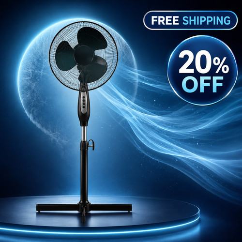 Pedestal fan 3 - 3, speed