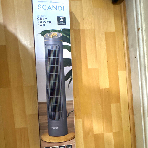 Tower scandi 29in grey - tower,