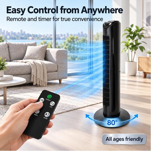 Tower fan for bedroom - fan,