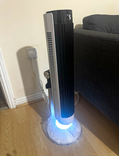 Bladeless tower fan - fan, led
