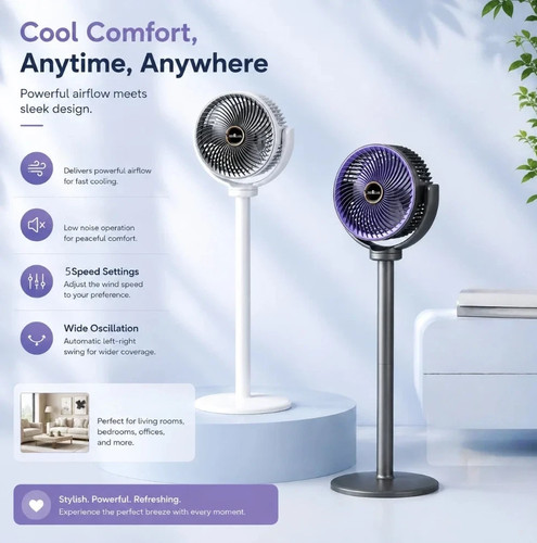 Silent standing fan - silent,