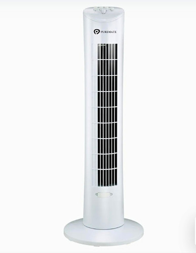 Puremate white tower fan - tower, fan,