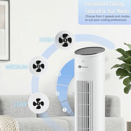 Puremate inch tower fan - 43-inch,