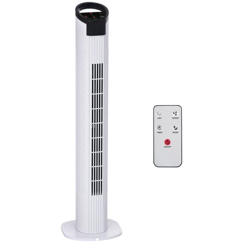 Homcom led tower - homcom, fan