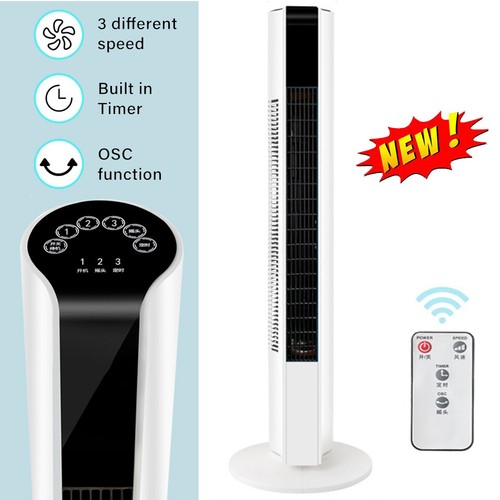 Tower fan remote quiet 27db - fan,