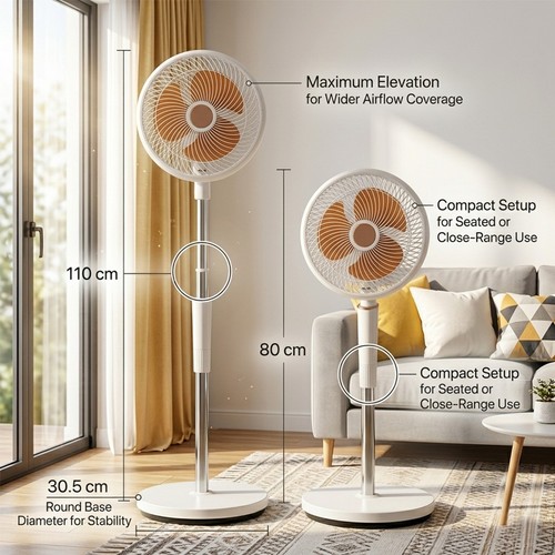 Oscillating pedestal fan air - oscillating,