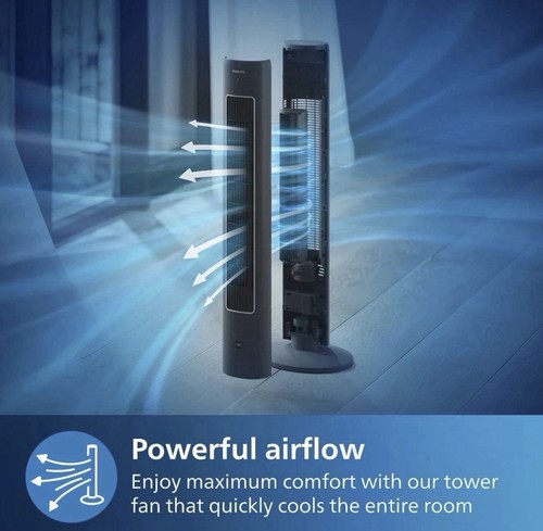 Tower fan philips quiet - ,