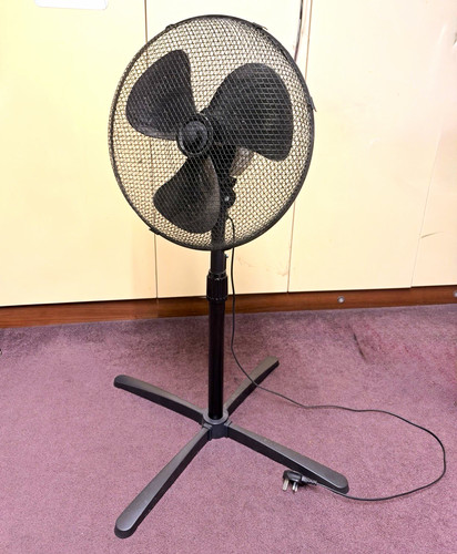 Midea mpf25mbuk black pedestal - black,